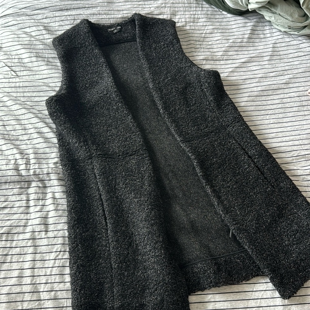 Club Monaco wool vest jacket with pockets XS